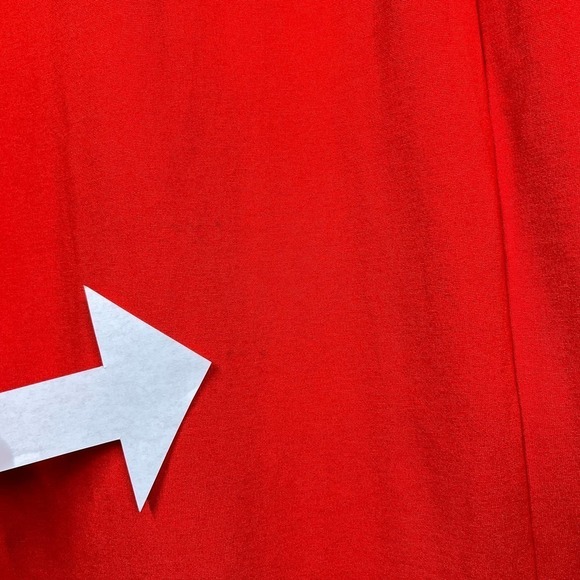 Zara Midi Dress Bodycon Red Stretch Women’s Size Small - Picture 9 of 9